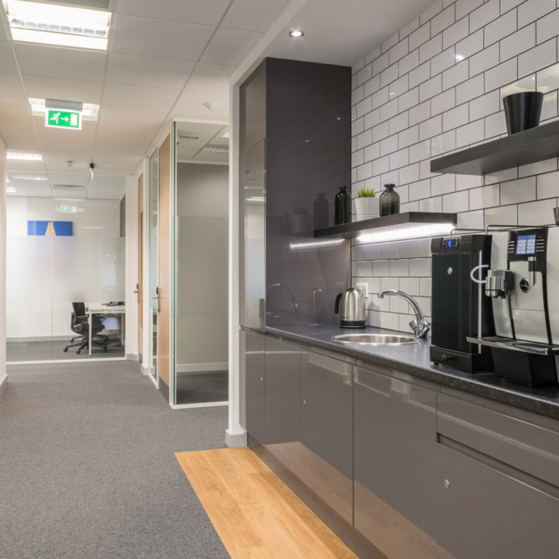 Kitchenette at Salts Mill Road, Regus in Shipley