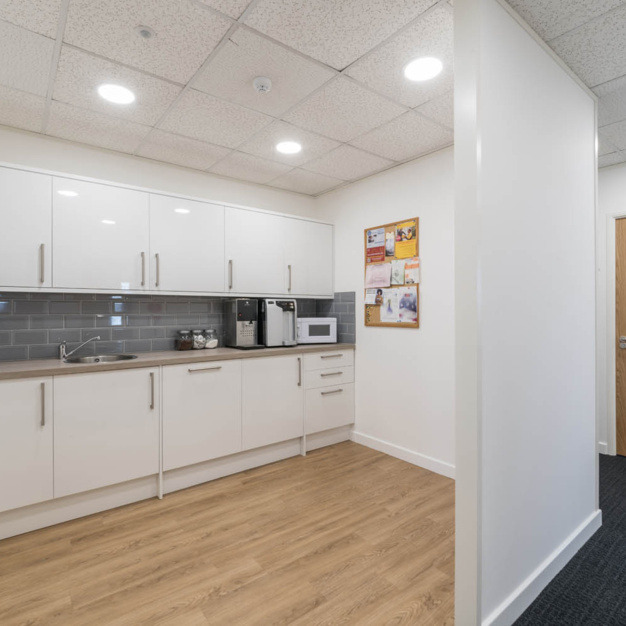 Kitchen at Oakdale Road, Regus in York