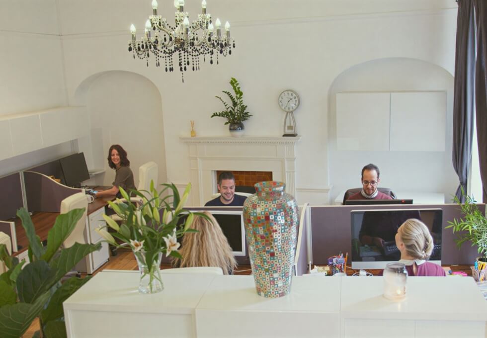 The communal space at Blake Street, Blake House in York