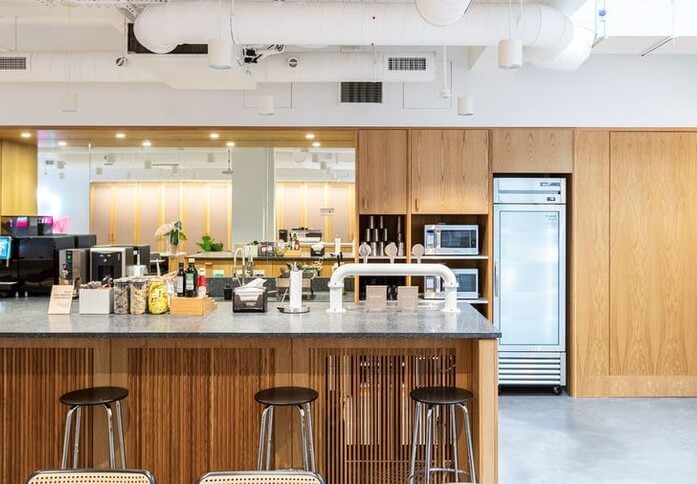The Kitchen at 8-14 Meard Street, WeWork in Soho