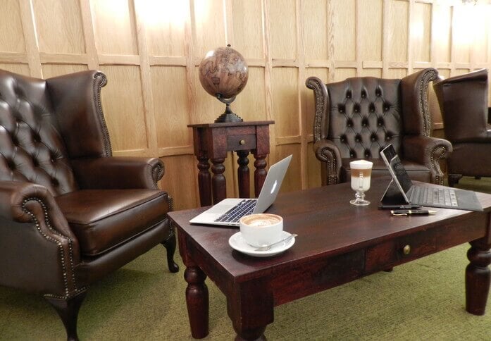 Breakout space for clients - Thorncroft Manor, Halcyon Offices Ltd in Leatherhead, KT22 - South East