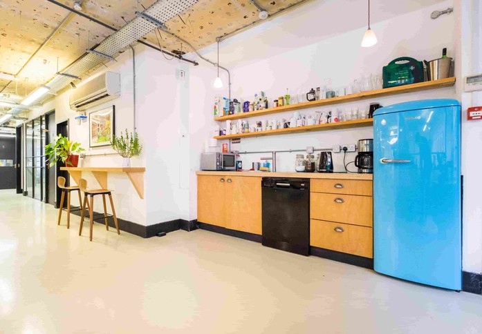 Bonhill Street EC1 office space – Kitchen