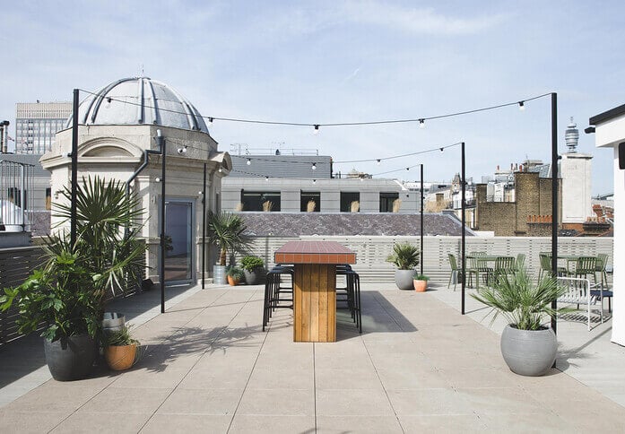 Roof terrace in Wimpole Street, The Office Group Ltd., Marylebone, NW1 - London