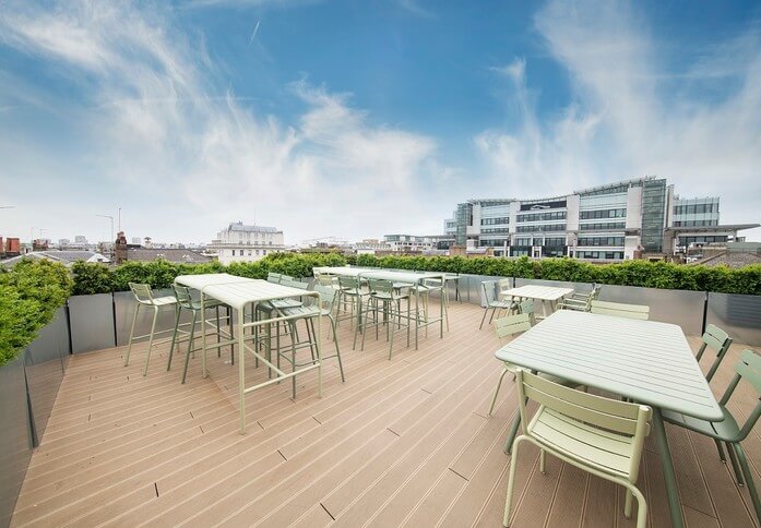 Outdoor space at The Harley Building (Spaces), Regus (Noho)