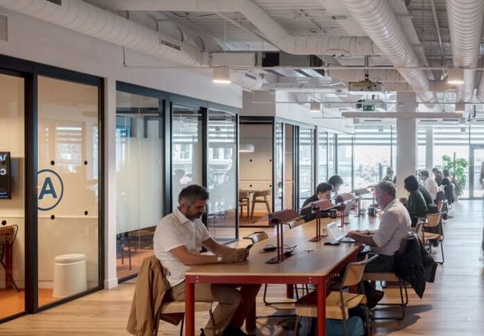 Shared deskspace & Coworking at Kings Place, WeWork in King's Cross