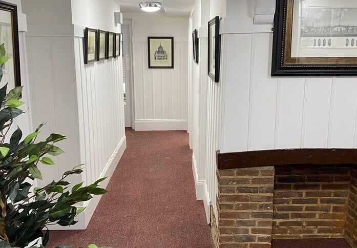 The hallway at Austen House, Carlton Enterprises Ltd. (Surrey & Bucks Business Centres) in Leatherhead, KT22 - South East