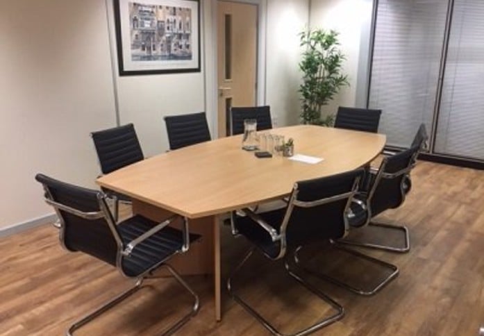 The meeting room at Park House, Titan Business Centre in Birstall