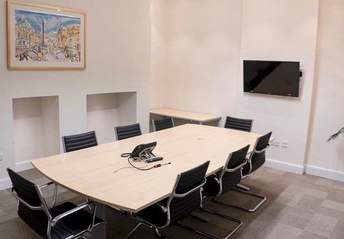 Boardroom at North St David's Street, The Office Serviced Offices (OSiT) in Edinburgh