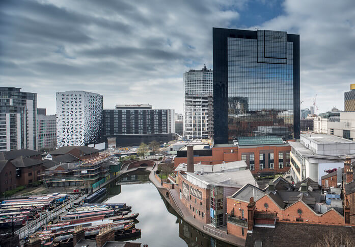 Enjoy the view at Quayside Tower, Regus in Birmingham
