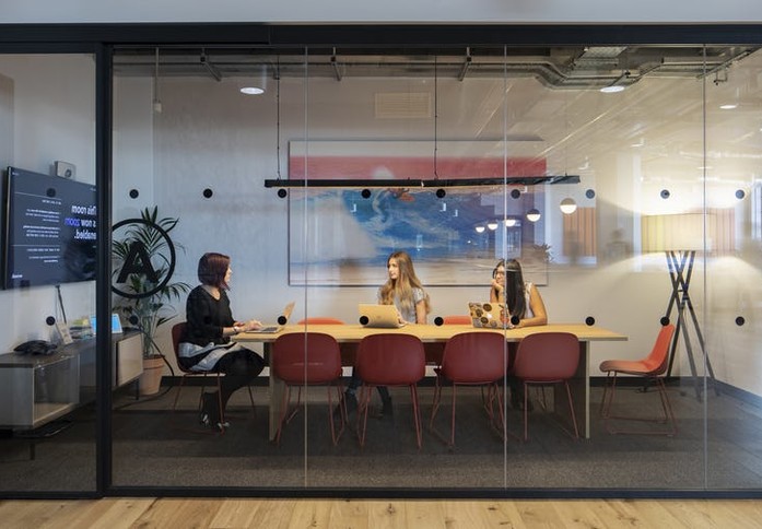 The meeting room at 184 Shepherds Bush Road, WeWork in Hammersmith
