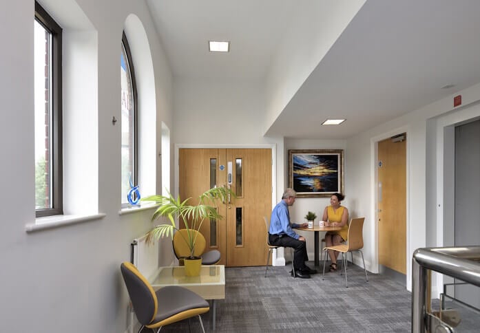 Breakout area at Thursby House, United Business Centres (from 20/04/2015 UBC UK Ltd) in Bromborough, CH62 - North West