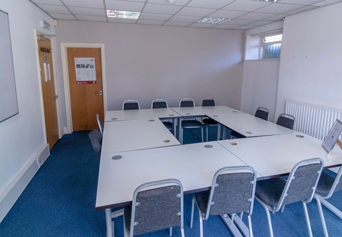 The meeting room at Castle Court, The Office Serviced Offices (OSiT) in Cardiff
