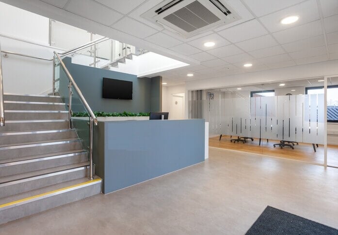 The reception at Regus Meridian Business Park, Regus in Leicester, LE1 - East Midlands