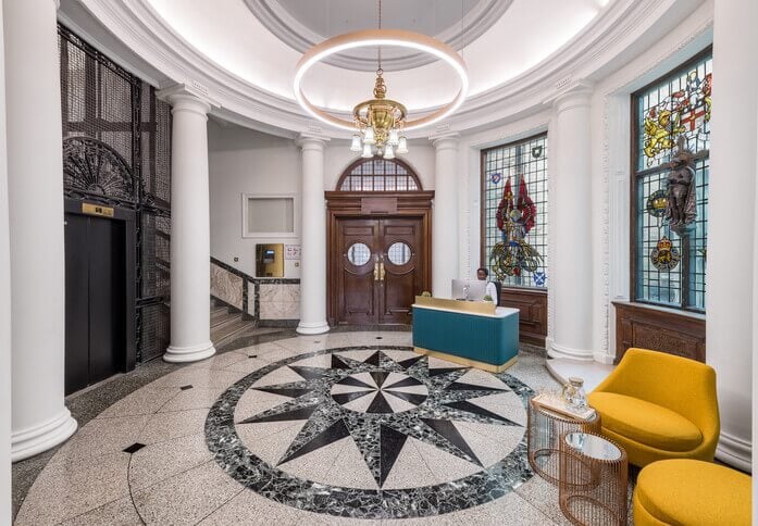 Reception at Holborn Town Hall, The Boutique Workplace Company in Holborn, WC1 - London