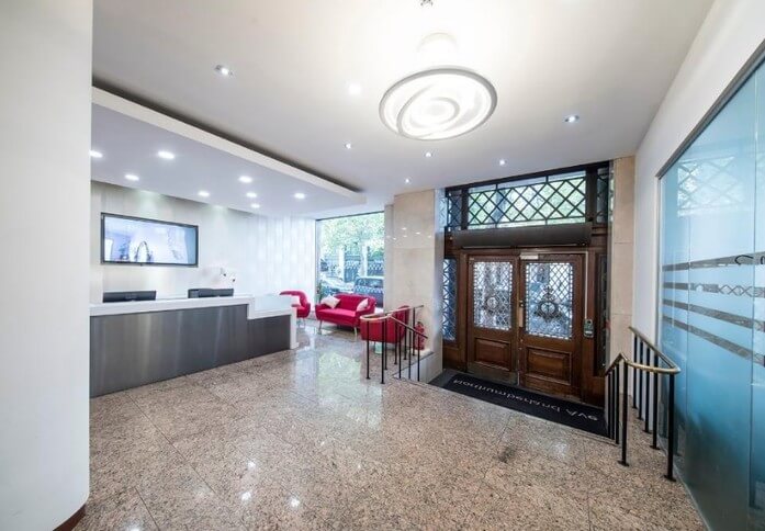 Northumberland Avenue WC2 office space – Reception
