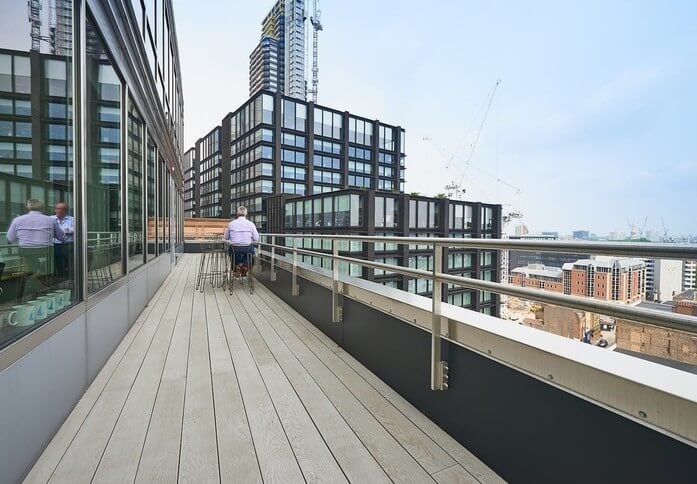 Appold Street EC1 office space – Balcony / terrace