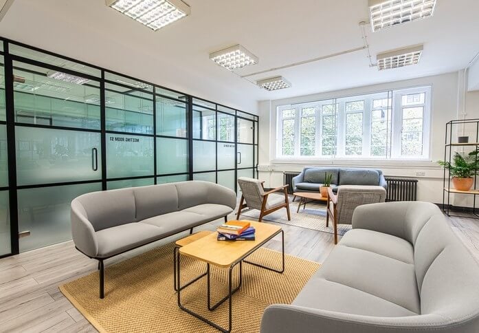 Breakout area at Dean Bradley House, Hermit Offices Limited (Frameworks) in Westminster