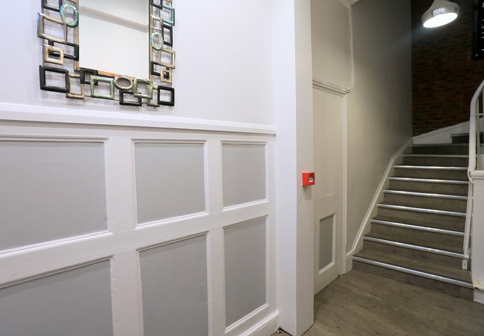 Hallway access at Lower John Street, Clarendon Business Centres, Soho