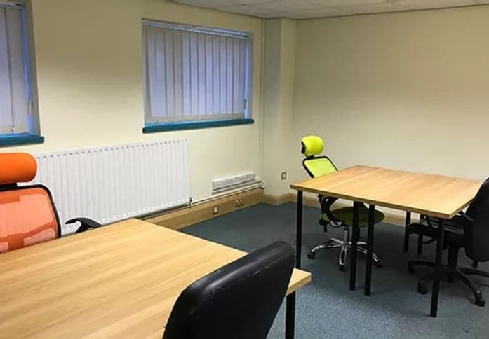 Dedicated workspace in Mansfield Business Centre, Strelley Systems Ltd, Mansfield
