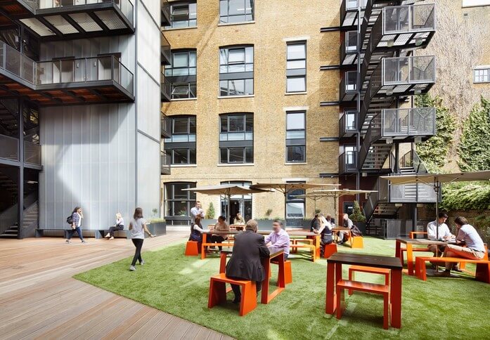 Clerkenwell Close EC1 office space – Outdoor area