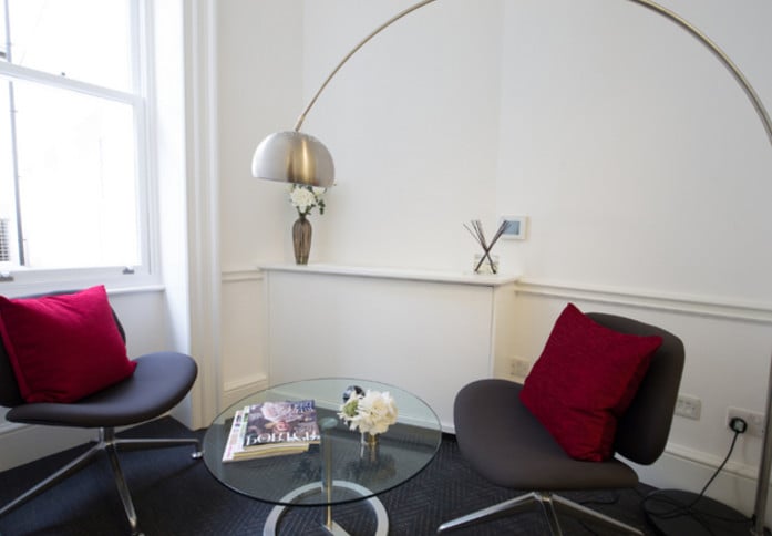 Breakout space in 128 Wigmore Street, The Boutique Workplace Company (Marylebone)