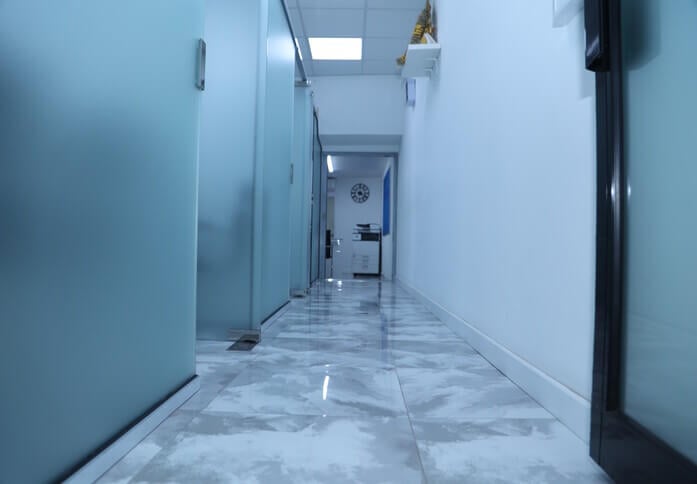 The hallway at Ley Street, MSR Property Consultancy Services Ltd in Ilford, IG1 - London