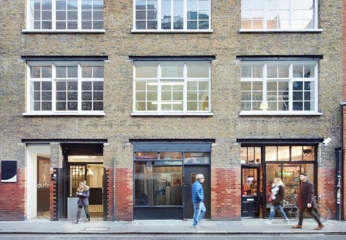 The building at Archer Street Studios, Workspace Group Plc in Soho