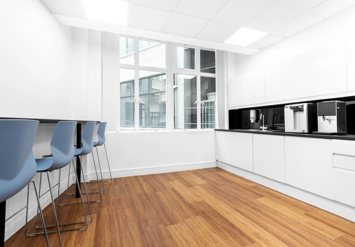 Use the Kitchen at Golden Cross House, Regus in Strand