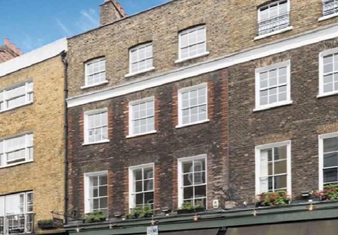The building at 34 Tavistock Street, Workpad Group Ltd in Covent Garden