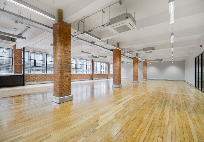 Unfurnished workspace at Metal Box Factory, Workspace Group Plc, Borough