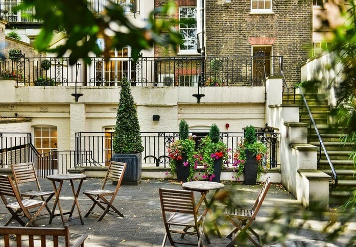 Outdoor space at Davies Street, The Argyll Club (LEO) in Mayfair