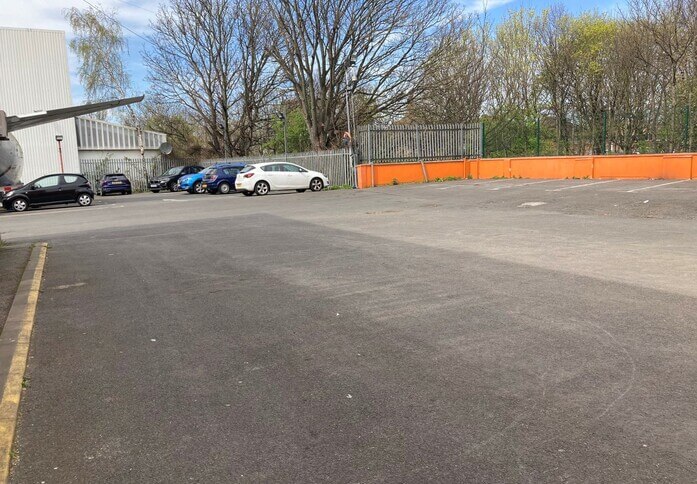 The parking at easyhub Hamilton House, NewFlex Limited (previously Citibase) in Park Royal