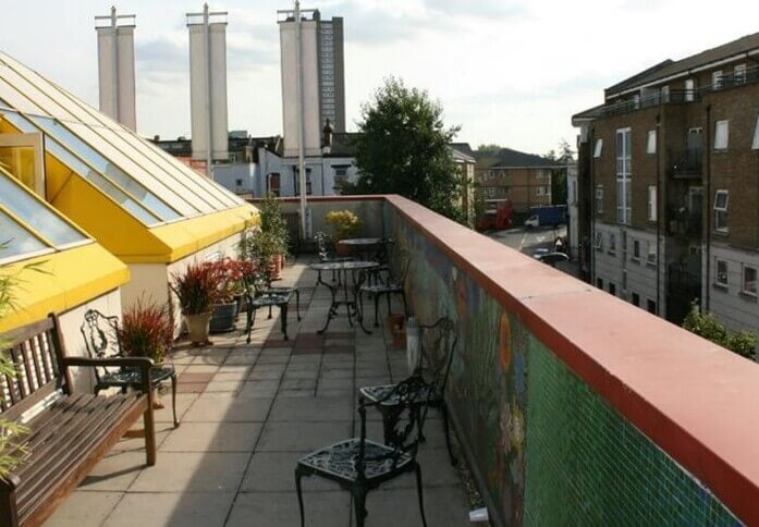 Roof terrace at Paddington Arts, Paddington Arts in Westbourne Park, W11 - London