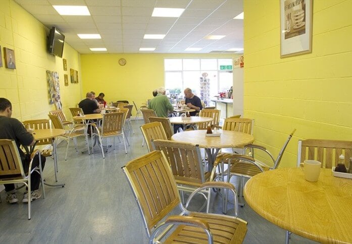Café area at Basepoint Waterlooville, Regus, Waterlooville