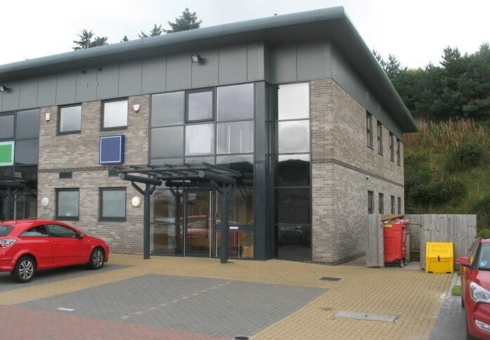 The building at Westhill Business Centre, Enterprise North East Trust in Westhill