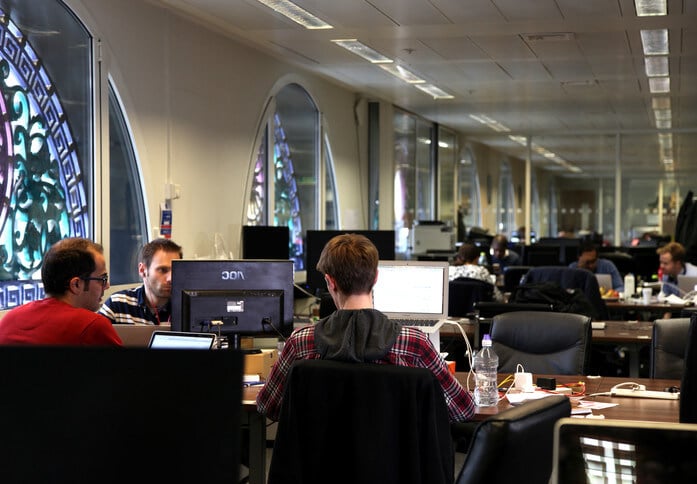 Shared deskspace & Cowkrking at 1 East Poultry Avenue, Innovation Warehouse in Farringdon