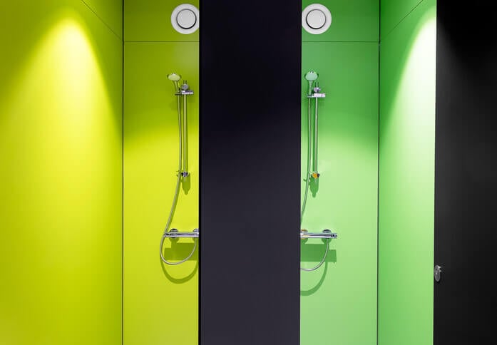 Use the showers at Tricorn House, Commercial Estates Group Ltd in Birmingham