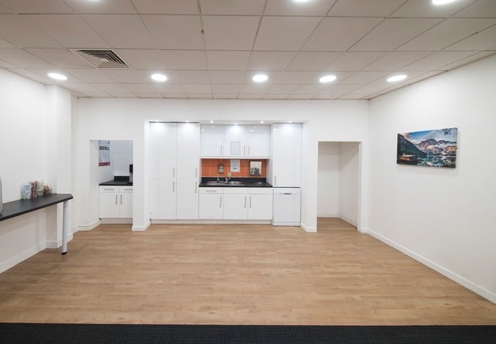 Kitchenette at Manchester Business Park, Regus in Manchester