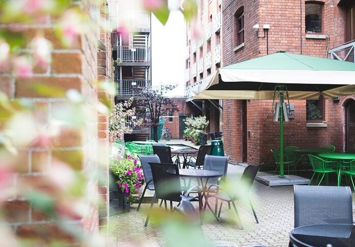 Outdoor space at The Maltings, The Maltings Ltd in Cardiff