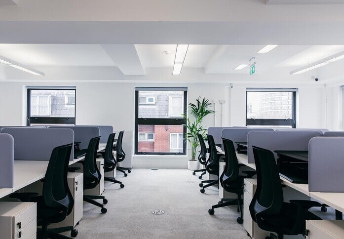Charlotte Street W1 office space – Private office (different sizes available)