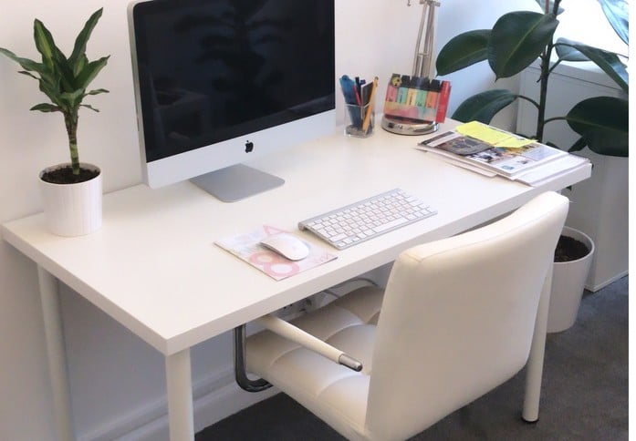 Your own workspace - with furniture