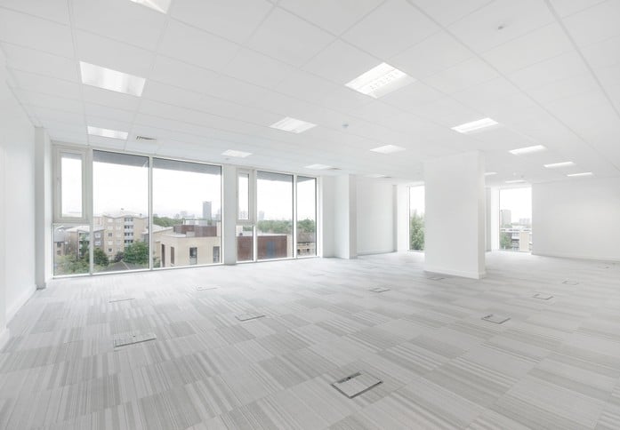 Unfurnished workspace at Cannon Wharf, Workspace Group Plc, Surrey Quays