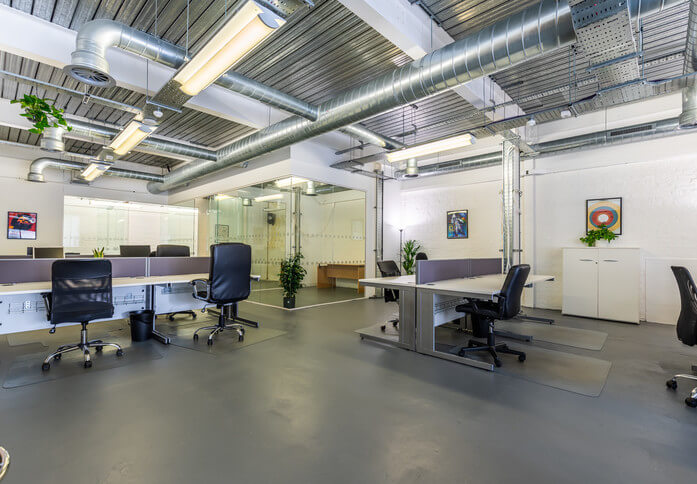 Dedicated workspace in Swainson Road, Cooking Vinyl Limited, Acton