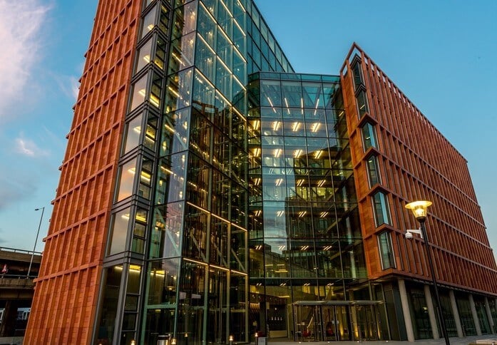 The building at 80 Wood Lane (Central Working), Regus in White City