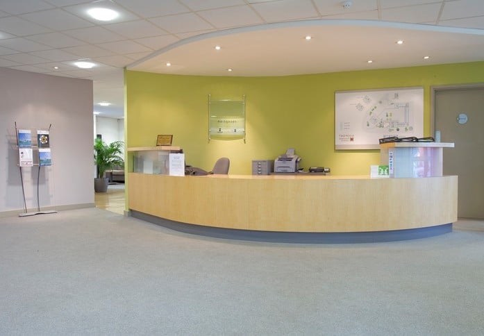 Reception area at Gosport Business Centre, Regus in Gosport