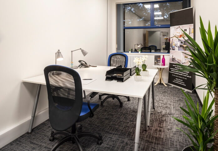 Dedicated workspace in Midshires House, Pure Offices, Aylesbury