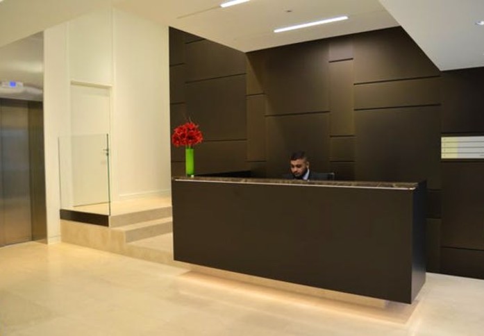 Reception area at Jermyn Street, The Virtual Office Group in Piccadilly