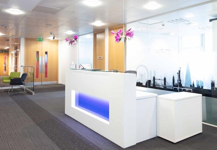 Reception in Euston Tower, The Office Serviced Offices (OSiT), Euston