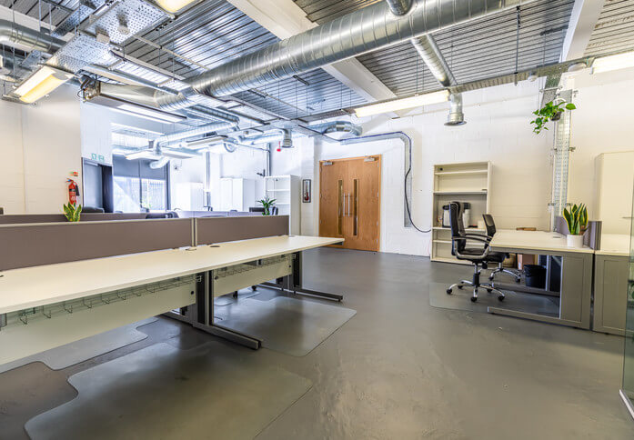 Dedicated workspace, Swainson Road, Cooking Vinyl Limited in Acton