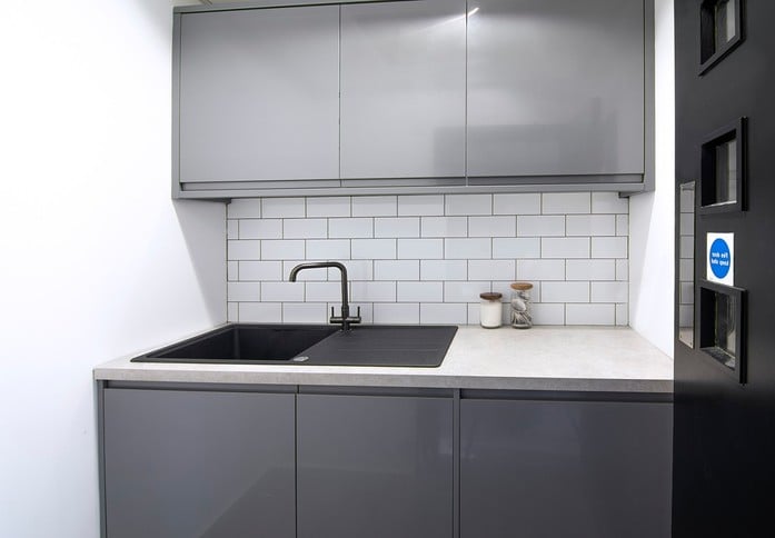 Kitchen at 129 Oxford Street, Hermit Offices Limited (Frameworks) in Soho